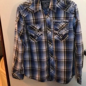 Guys affliction L/S shirt